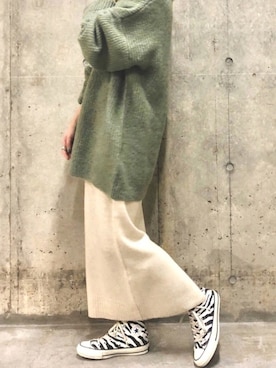 873さん(レディース・158cm)の冬コーディネート