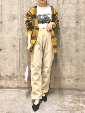 873さん（レディース・158cm）の冬コーディネート