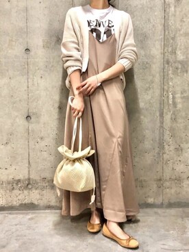 873さん(レディース・158cm)の春コーディネート