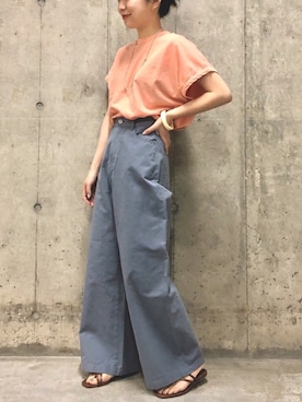 「CAL．Berries（カルベリーズ）のアイテム」を使った、873さん（レディース・158cm）の春コーディネート