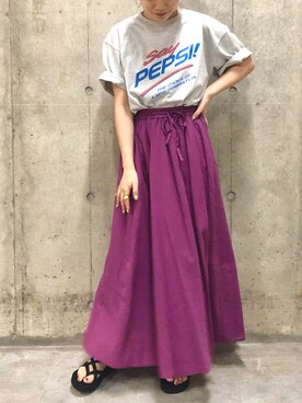 873さん（レディース・158cm）の春コーディネート