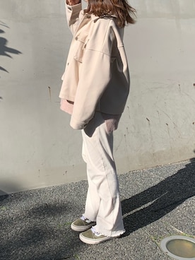 「archives（アルシーヴ）のアイテム（その他アウター）」を使った、otsraさん（レディース・150cm）の冬コーディネート