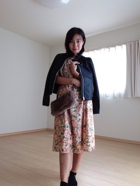 「アキコーデ」｜「アイテム（その他）」を使った、Haruさん（レディース・152cm）の秋コーディネート
