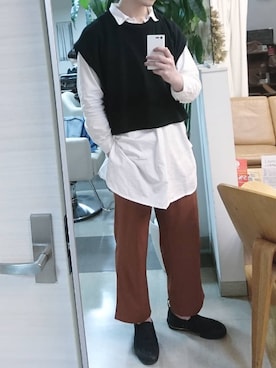 ぺいぺいさん（メンズ・178cm）の冬コーディネート