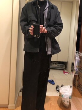 「niko and...（ニコアンド）のアイテム（その他アウター）」を使った、daiさん（メンズ・180cm）の春コーディネート
