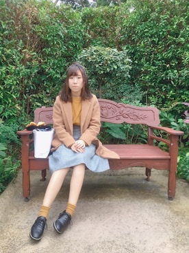 「PAPRIKA（パプリカ）のアイテム」を使った、こにさん（レディース・163cm）の冬コーディネート