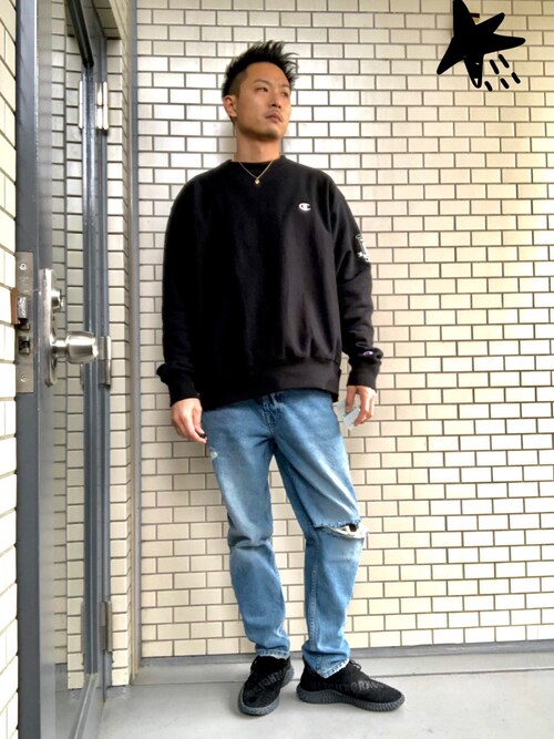 12hit Championのスウェットを使ったコーディネート Wear