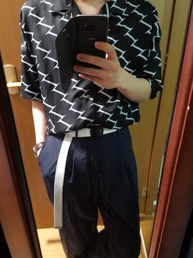 「SHAREEF（シャリーフ）のアイテム（その他）」を使った、かずさん（メンズ・176cm）の夏コーディネート