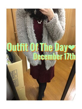 maiK☺︎さん（レディース・163cm）の冬コーディネート