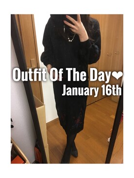 maiK☺︎さん(レディース・163cm)の冬コーディネート