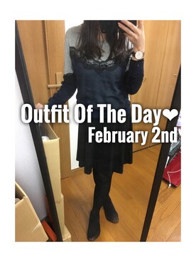 maiK☺︎さん（レディース・163cm）の冬コーディネート