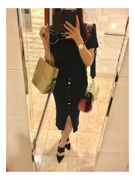 「RANDA（ランダ）のアイテム（財布/小物）」を使った、maiK☺︎さん（レディース・163cm）の秋コーディネート