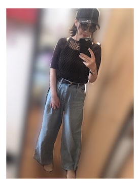 「holiday」｜「アイテム（アクセサリー）」を使った、maiK☺︎さん（レディース・163cm）の春コーディネート