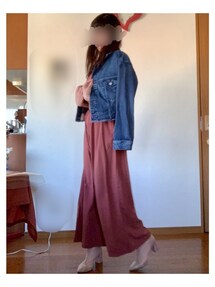 アメリヴィンテージ 4WAY DENIM DRESS デニム セットアップ M Ameri（アメリ）の「POWER SHOULDER DENIM SET UP（ワンピース