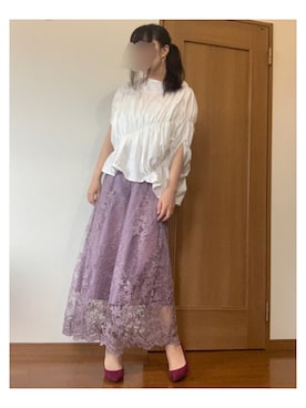 「Bijou R.I （ビジューアールアイ）のアイテム」を使った、maiK☺︎さん（レディース・163cm）の春コーディネート