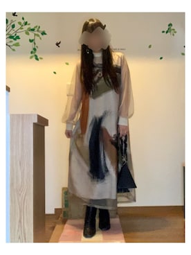 「URBAN RESEARCH（アーバンリサーチ）のアイテム（ピアス（両耳用））」を使った、maiK☺︎さん（レディース・163cm）の春コーディネート