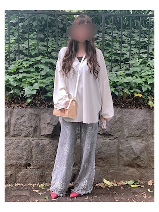 アメリヴィンテージ　ZOE JACQUARD KNIT Ameri アメリヴィンテージ ZOE 2WAY PETITE KNIT JACQUARD PANTS