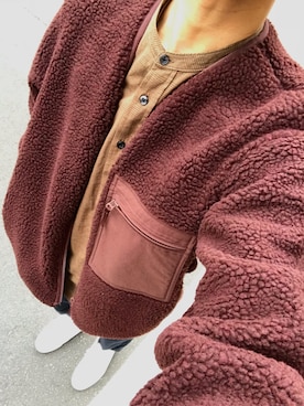 「アズーロ・エ・マローネ」｜「アイテム（その他アウター）」を使った、AIRさん（メンズ・168cm）の秋コーディネート