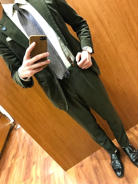 「ダブルモンクストラップ」｜AIRさん（メンズ・168cm）の秋コーディネート