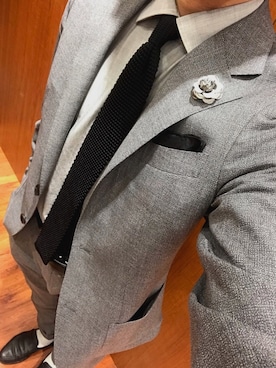 「平成最後のWEARISTAセンバツ」｜「アイテム（フォーマルスーツ/小物）」を使った、AIRさん（メンズ・168cm）の春コーディネート