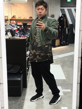 「スピードトレーナー」｜「アイテム（ジャケット/アウター）」を使った、MaSaKiさん（メンズ・176cm）の秋コーディネート
