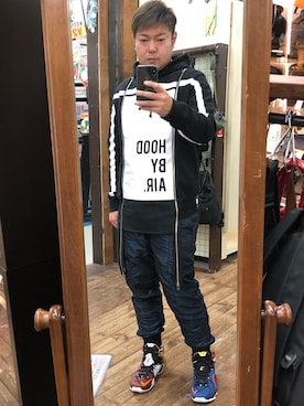 「hba」｜MaSaKiさん（メンズ・176cm）の冬コーディネート