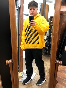 「スピードトレーナー」｜「アイテム（パーカー）」を使った、MaSaKiさん（メンズ・176cm）の冬コーディネート