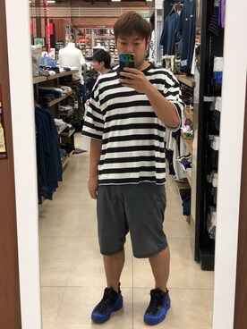 「Hurley （ハーレー）のアイテム（パンツ）」を使った、MaSaKiさん（メンズ・176cm）の夏コーディネート