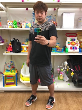 「Hurley （ハーレー）のアイテム（パンツ）」を使った、MaSaKiさん（メンズ・176cm）の夏コーディネート