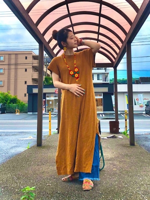 ひなたんぽぽ さんのワンピースを使ったコーディネート Zozotown