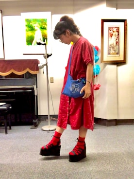 「アイテム（サンダル）」を使った、又吉洋🌼さん（レディース・148cm）の夏コーディネート