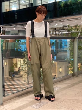 「RECOMMEND  ITEM STYLING」｜「アイテム（オールインワン・サロペット）」を使った、よっちゃんさん（レディース・165cm）の春コーディネート