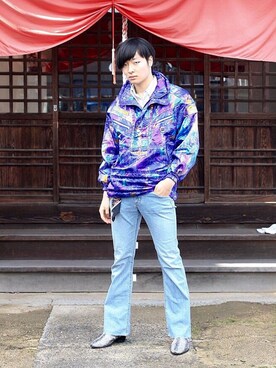 「80s」｜「アイテム（その他）」を使った、ぬさん（メンズ・180cm）の冬コーディネート
