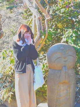 「長谷寺」｜すだはるかさん（レディース・162cm）の冬コーディネート