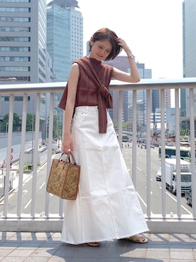 mari_lemageさん（レディース・160cm）の夏コーディネート