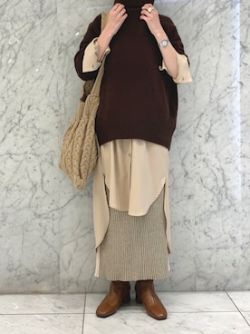 mari_lemageさん（レディース・160cm）の秋コーディネート