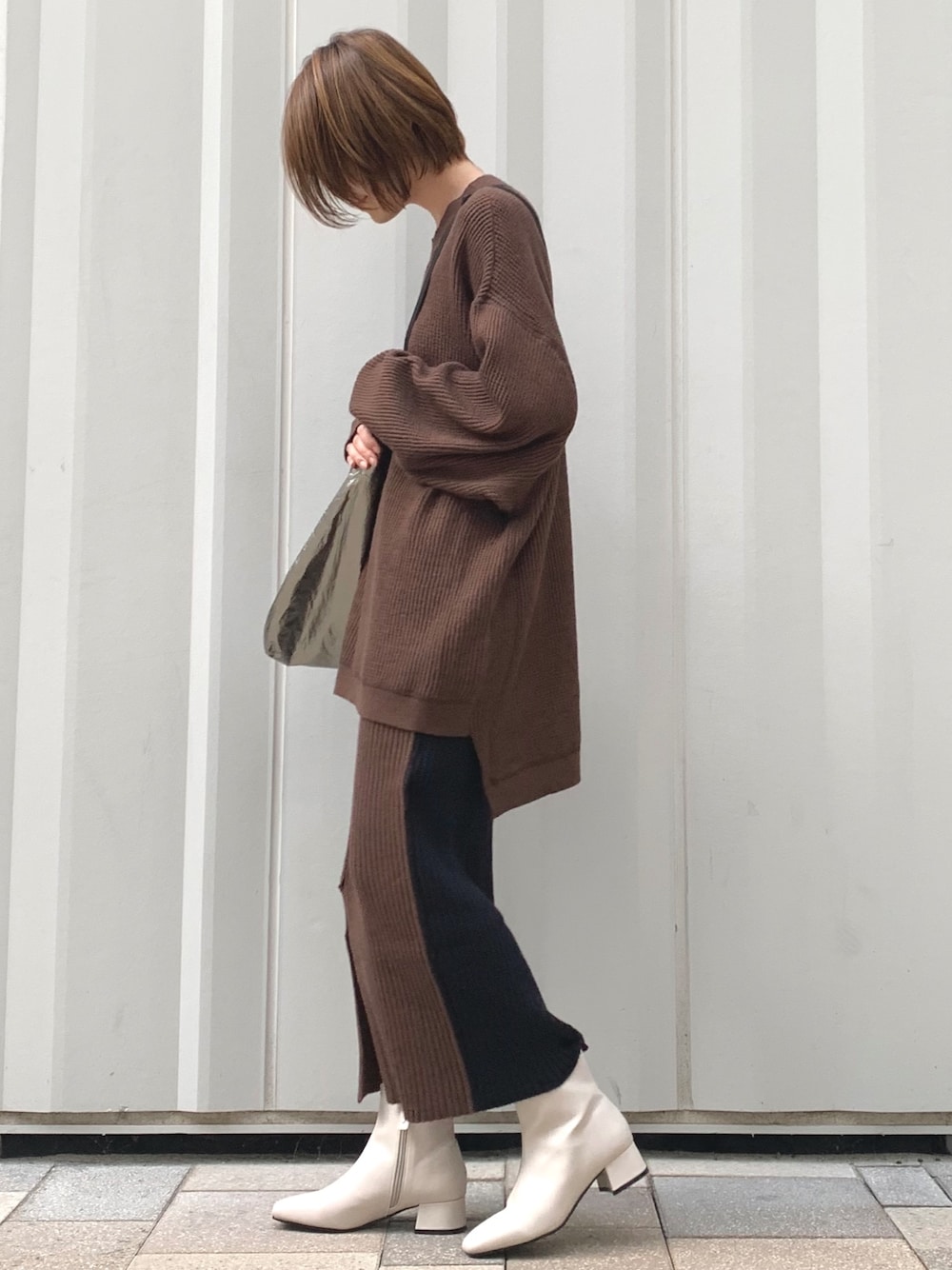 CAPRICIEUX LE'MAGEのアイテムを使った「ニットセットアップ」の CAPRICIEUX LE'MAGEのアイテムを使った「ニットセットアップ」の