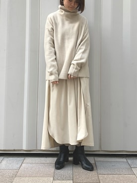 mari_lemageさん（レディース・160cm）の冬コーディネート