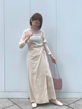 mari_lemageさん（レディース・160cm）の春コーディネート