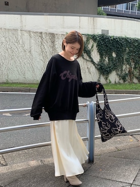 「CAPRICIEUX LE'MAGE（カプリシューレマージュ）のストレッチショートブーツ（ブーツ）」を使った、mari_lemageさん（レディース・160cm）の秋コーディネート