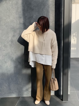 mari_lemageさん（レディース・160cm）の冬コーディネート