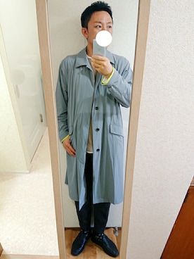 「キャメル」｜「アイテム（アナログ腕時計）」を使った、xさん（メンズ・171cm）の秋コーディネート