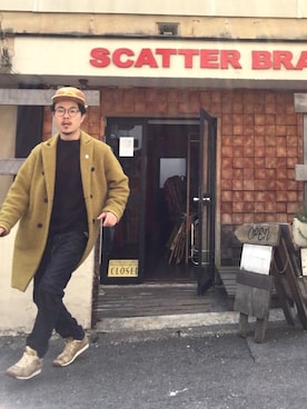 「ネイタルデザイン」｜「アイテム（その他アウター）」を使った、CrossYouさん（メンズ・168cm）の春コーディネート