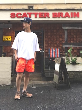 「ネイタルデザイン」｜「アイテム（パンツ）」を使った、CrossYouさん（メンズ・168cm）の夏コーディネート