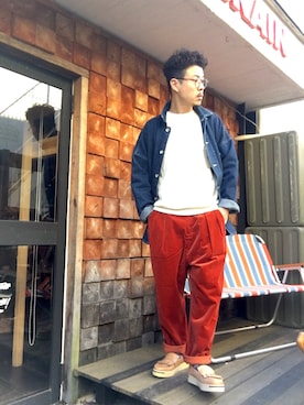 「ネイタルデザイン」｜CrossYouさん（メンズ・168cm）の冬コーディネート
