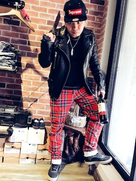 「IRO（イロ）のアイテム」を使った、kalaka777さん（メンズ・170cm）の冬コーディネート