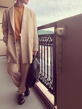 「NOのアイテム（ジャケット/アウター）」を使った、KIMさん（メンズ・176cm）の秋コーディネート