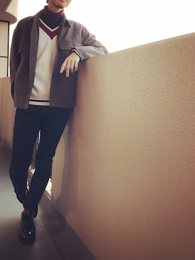 KIMさん(メンズ・176cm)の冬コーディネート