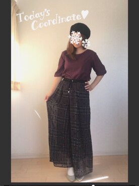 く＊ろさんのコーディネート