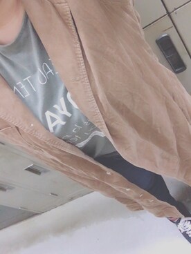 「ANOTHER BRANCH（アナザーブランチ）のアイテム（トップス）」を使った、ぴよさん（レディース・155cm）の秋コーディネート